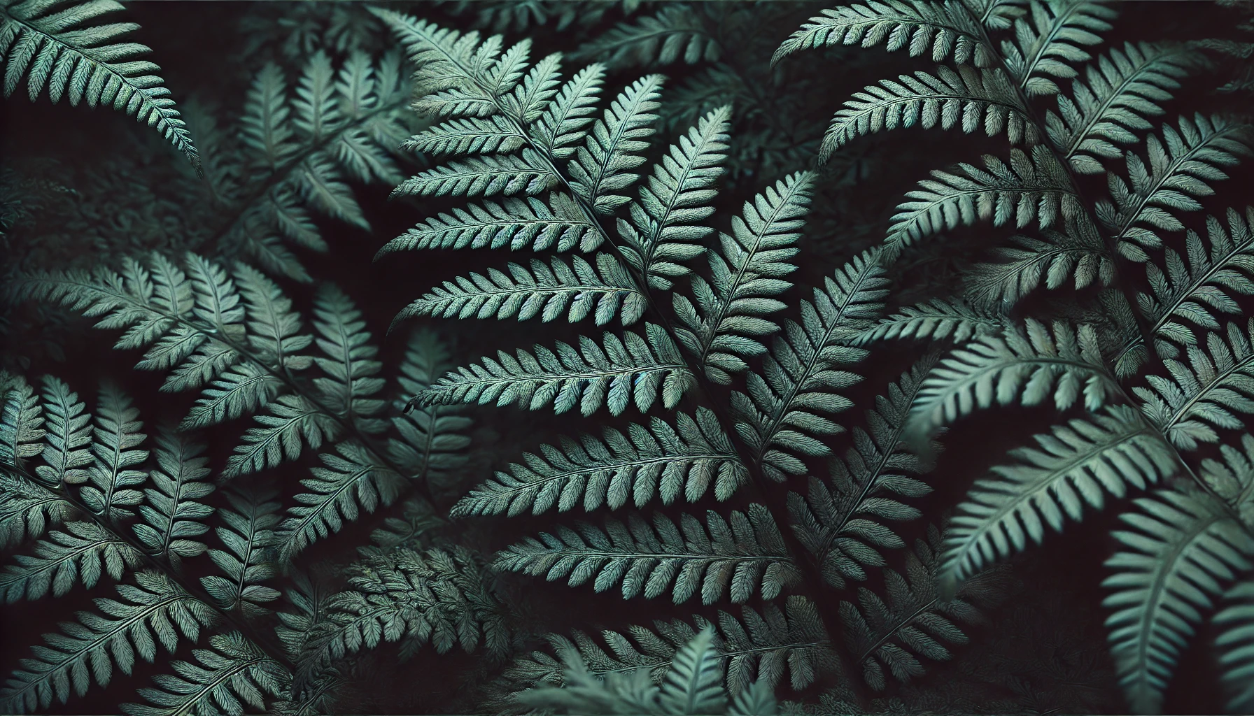 fern leaves.